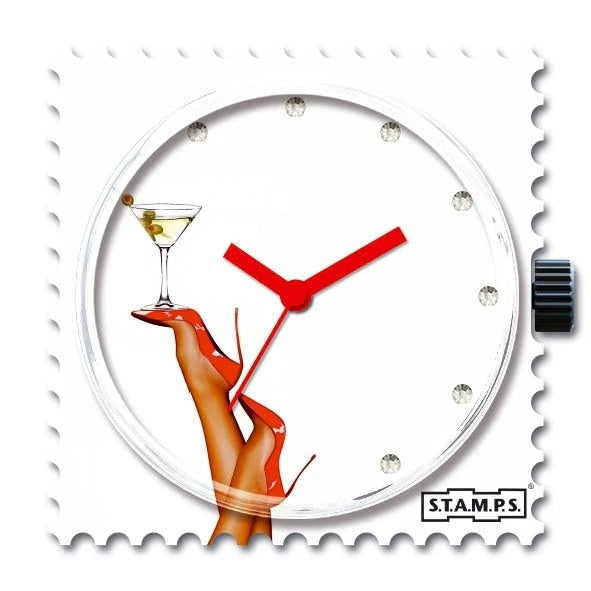 Horloge Diamond Drink - cadeau van Kado in Huis