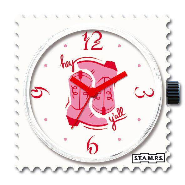 horloge Hey Y'all - cadeau van Kado in Huis