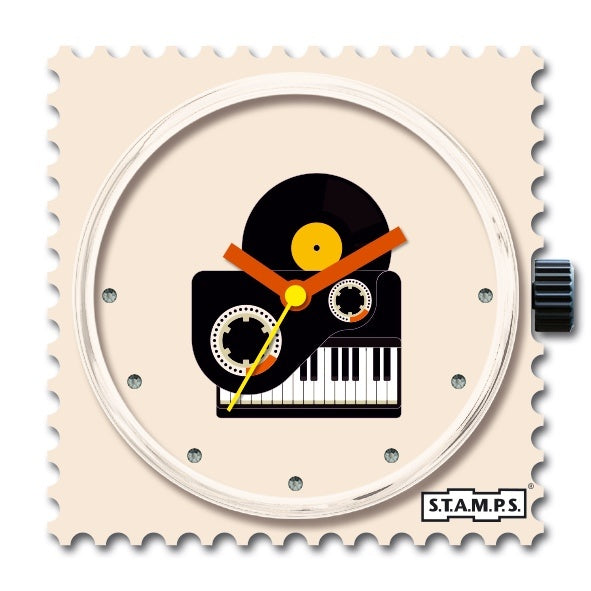 Horloge Muziek met diamantjes - cadeau van Kado in Huis