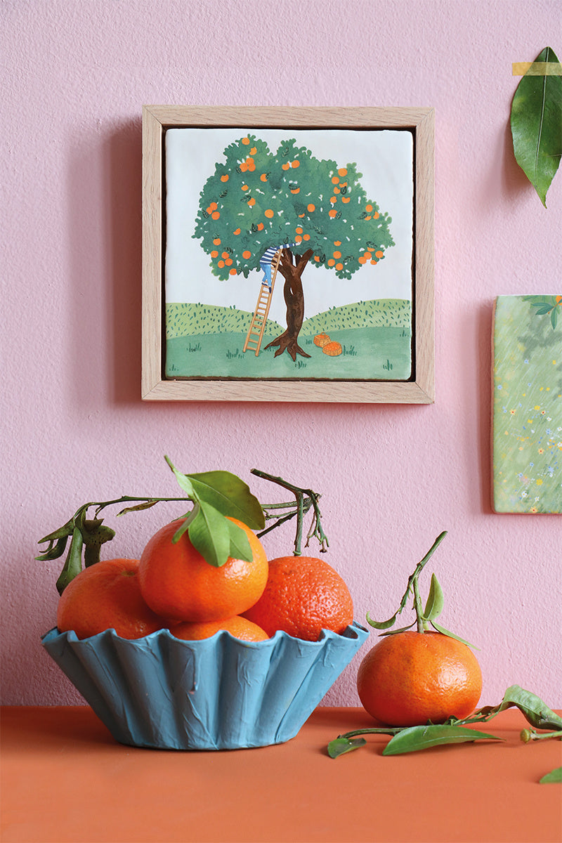 Decoratieve tegel Fruit plukken medium - detailfoto 2