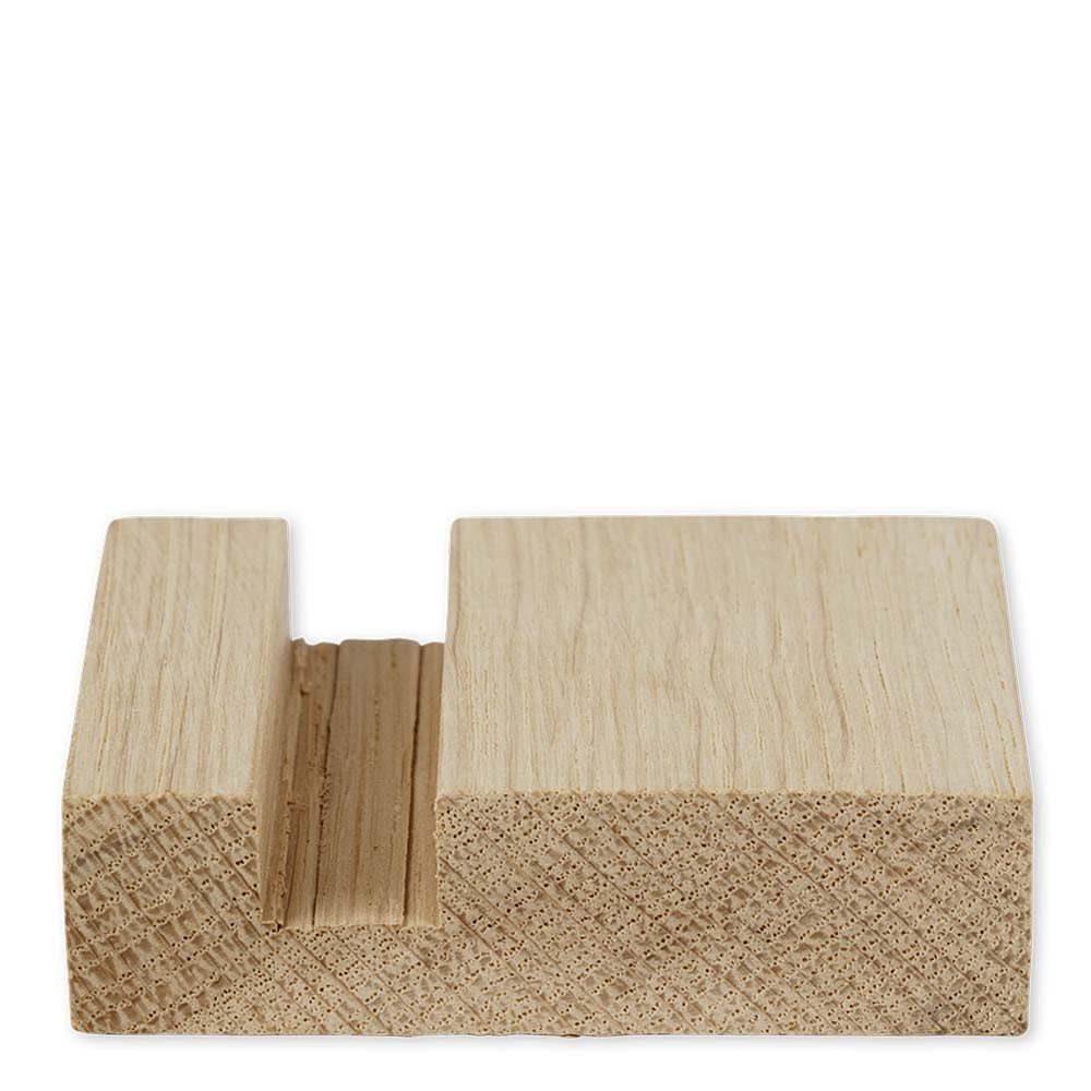 Houder van eikenhout 6,5 cm - detailfoto 3