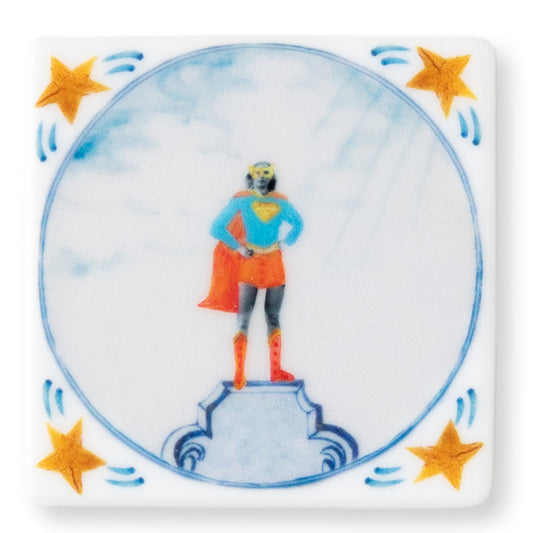 Magneet Supervrouw mini - cadeau van Kado in Huis