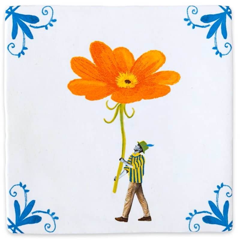 ik breng je een bloem medium - cadeau van Kado in Huis