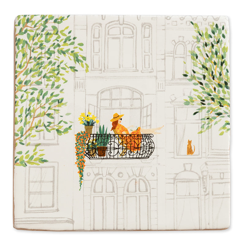 Siertegel Mijn Favoriete plek medium - cadeau van Kado in Huis
