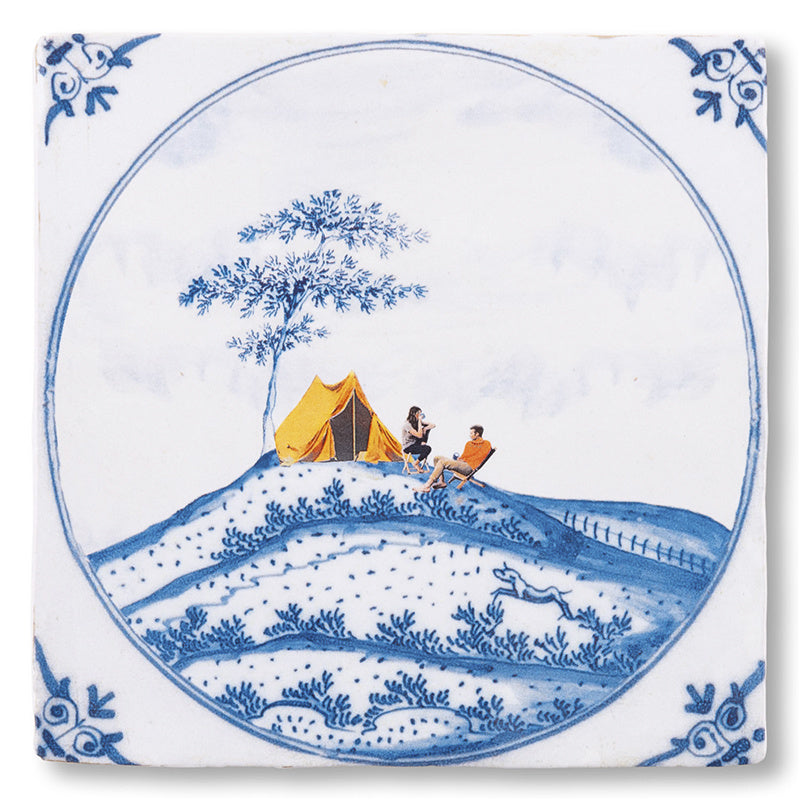 Siertegel Outdoor Lovers Small - cadeau van Kado in Huis