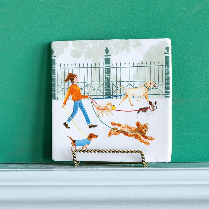 Wie heeft de hond losgelaten 10x10 cm - detailfoto 2