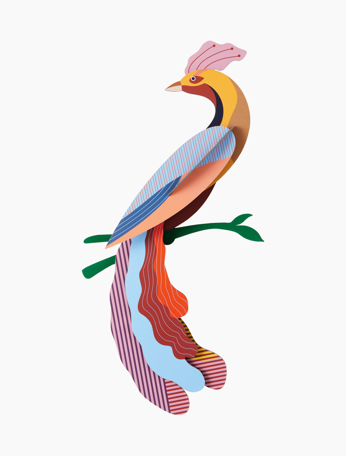 3D Wanddecoratie Paradise Bird Nusa - detailfoto 1