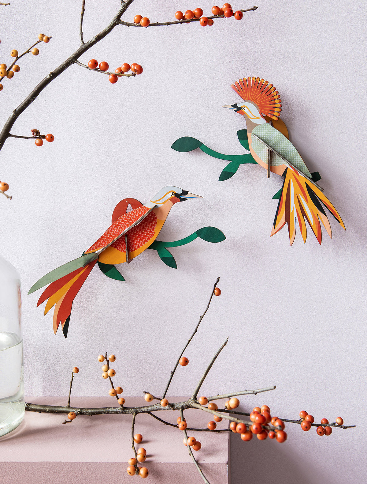 3D Wanddecoratie Paradise Bird Obi - detailfoto 2