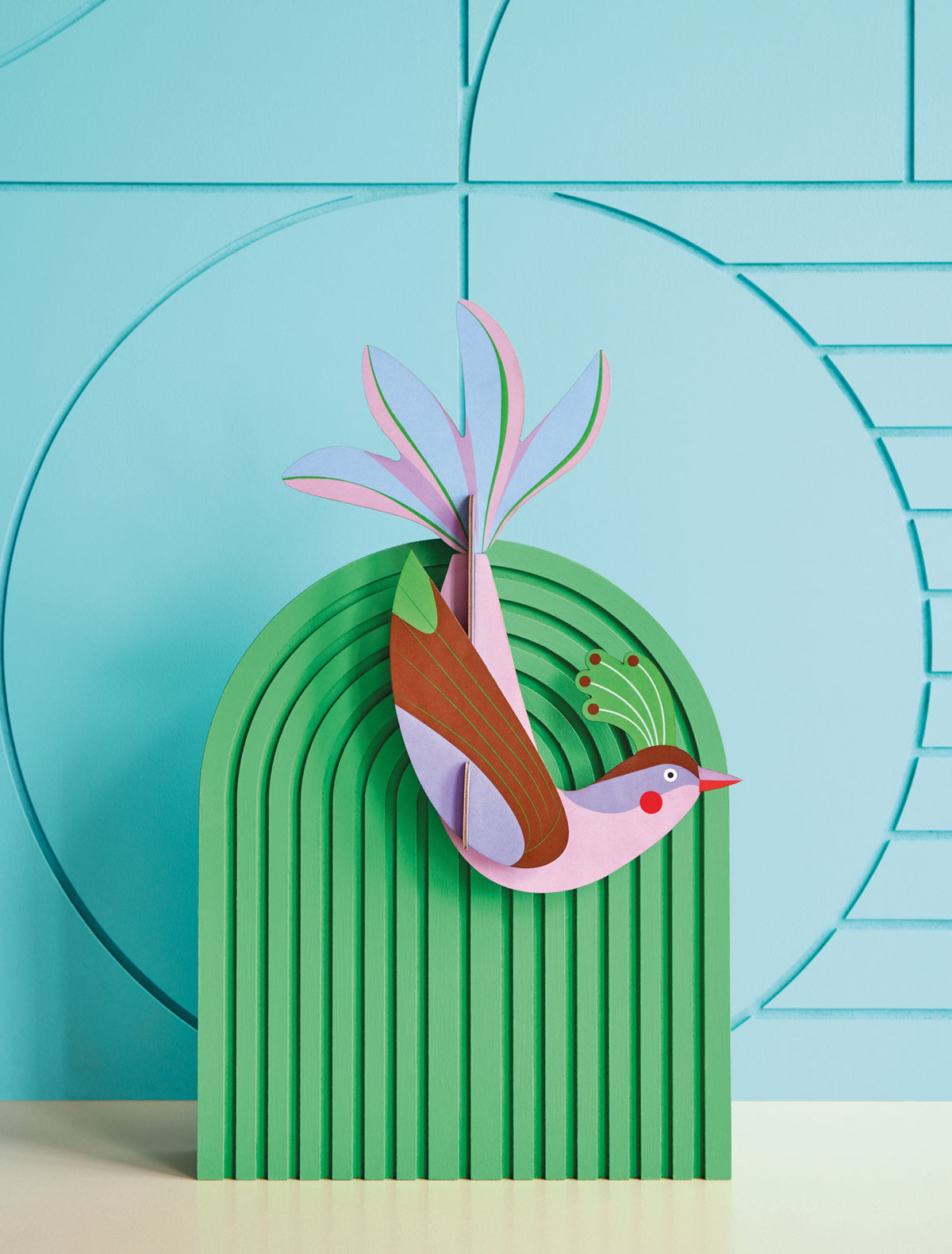3D Wanddecoratie Paradise Bird Maui - detailfoto 1