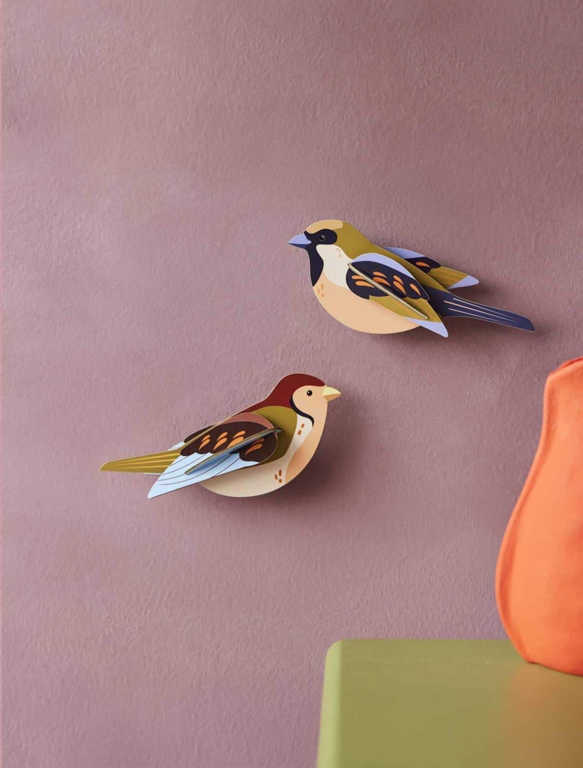 Tuinvogel Mussen Muurkunst - cadeau van Kado in Huis