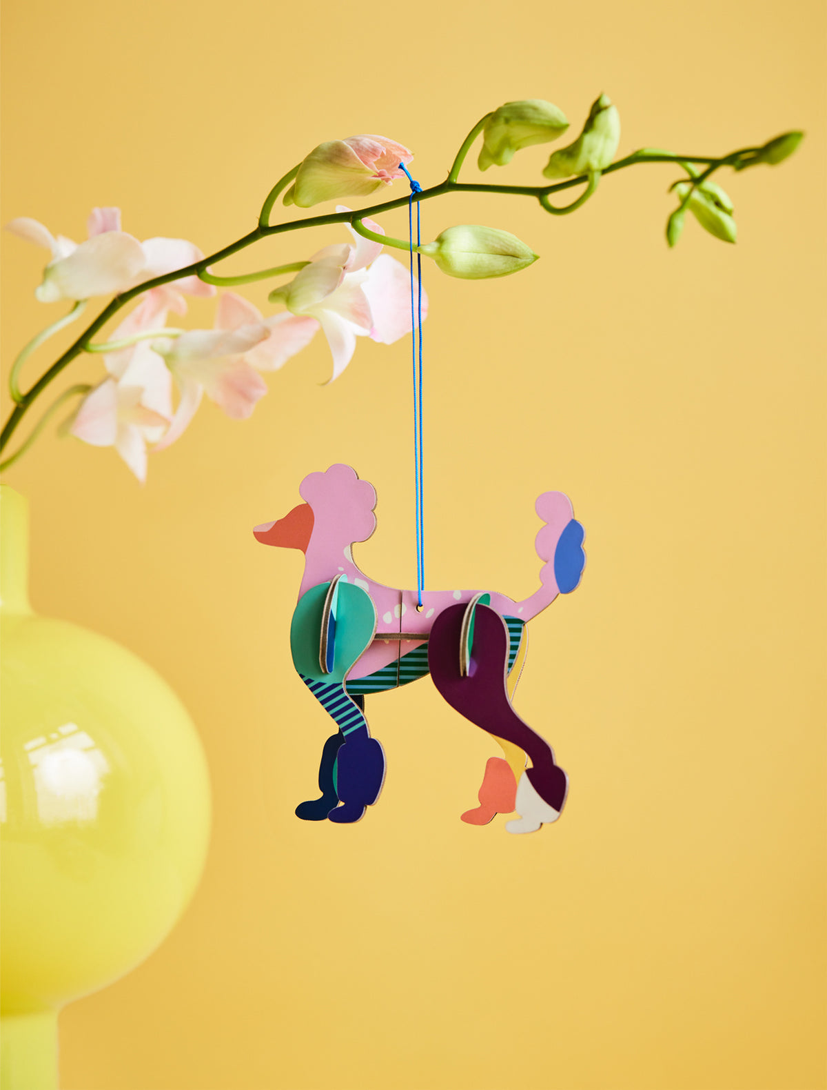 3D Ornament Poedel - detailfoto 2