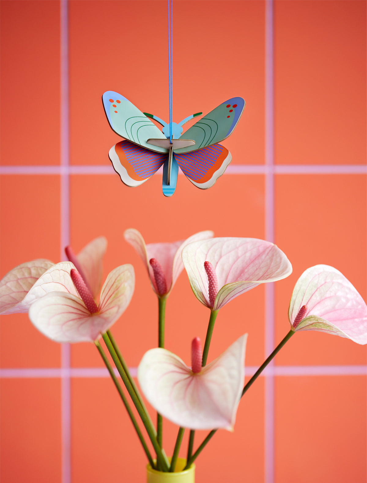 3D Ornament Vlinder dotted butterfly - detailfoto 3