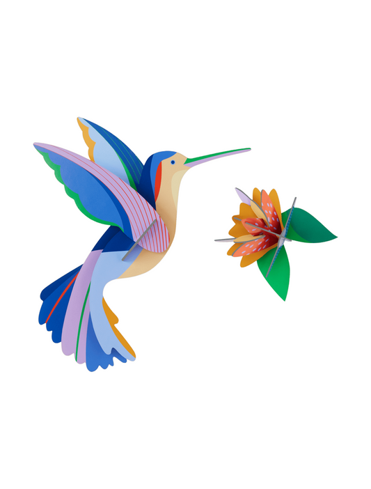 Muurkunst Paradijsvogel Kolibrie - cadeau van Kado in Huis