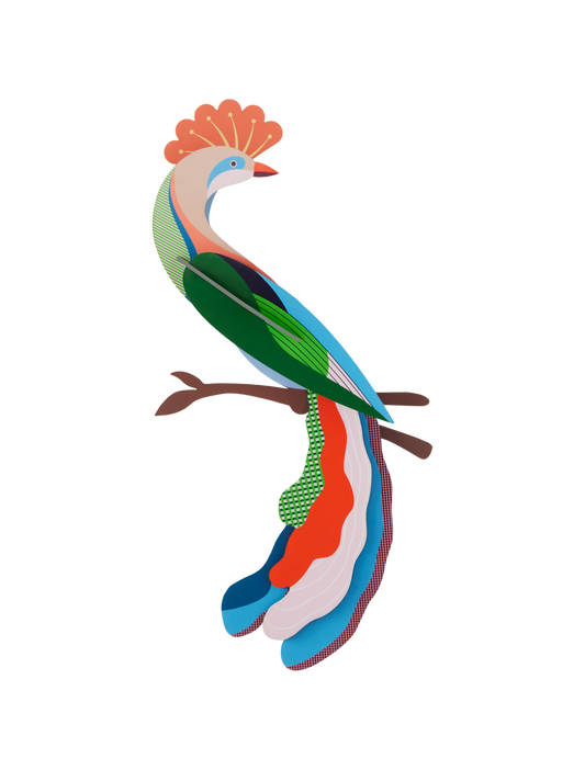 Muurkunst Paradijsvogel Meti - cadeau van Kado in Huis