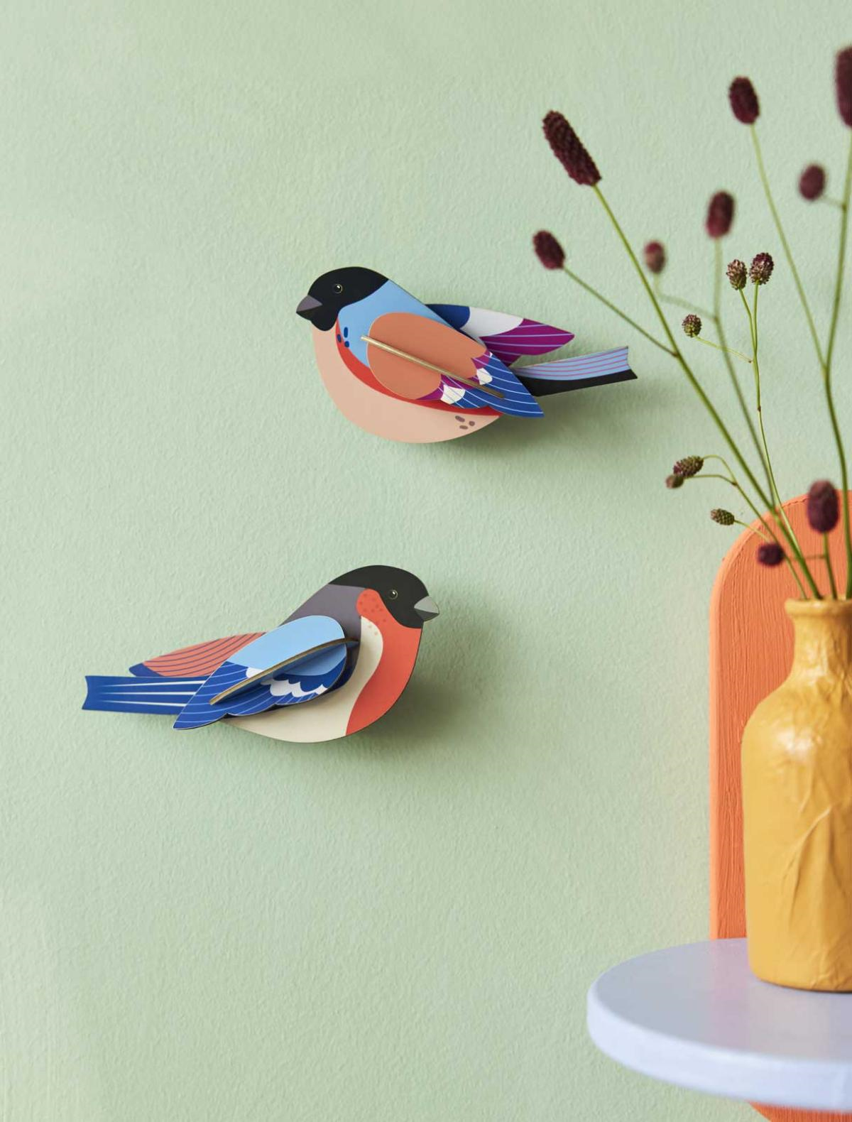 Tuin Vogel Vinken Muurkunst - cadeau van Kado in Huis