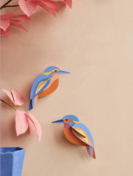Tuinvogel Kingfishers Muurkunst - cadeau van Kado in Huis