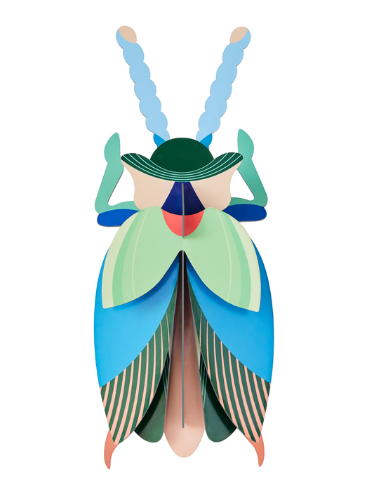 Wanddecoratie Emerald Beetle - cadeau van Kado in Huis