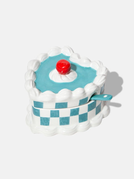 Suikerpot turquoise sweetie - cadeau van Kado in Huis