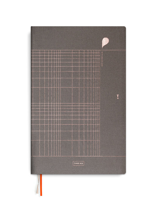 Notitieboek A4 Seal Brown - cadeau van Kado in Huis