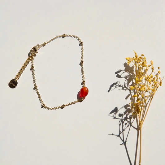 Armband jij inspireert mij Oranje - cadeau van Kado in Huis