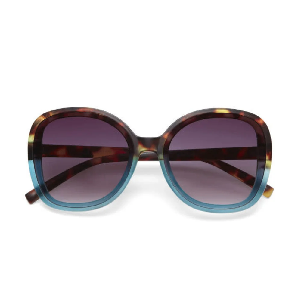 Zonnebril Butterfly Havana Blue - cadeau van Kado in Huis