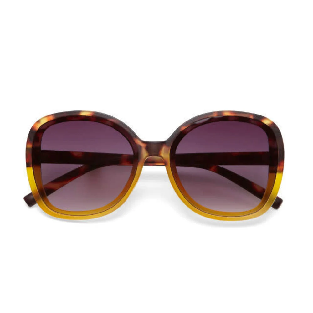 Zonnebril Butterfly Havana Yellow - cadeau van Kado in Huis