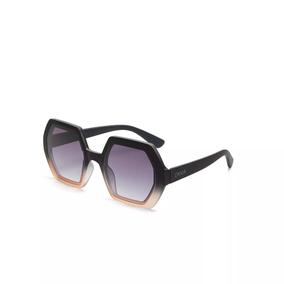 Zonnebril Hexagon Black Pink - detailfoto 5