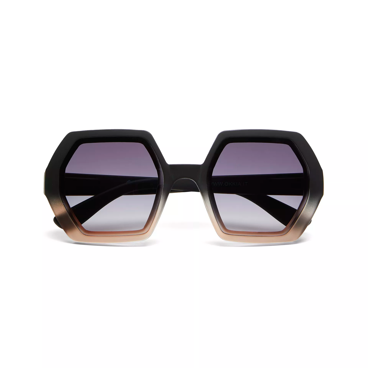 Zonnebril Hexagon Black Pink - detailfoto 1